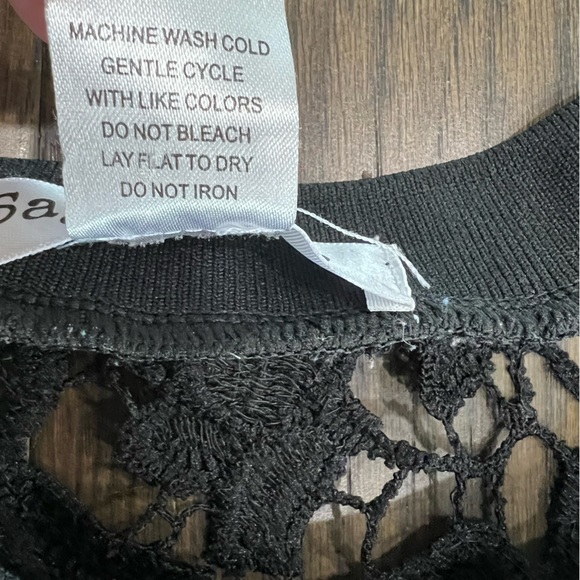 Say What? Lace See Through T-Shirt - Picture 11 of 13